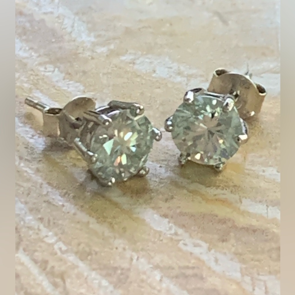 Moissanite Stud Earrings